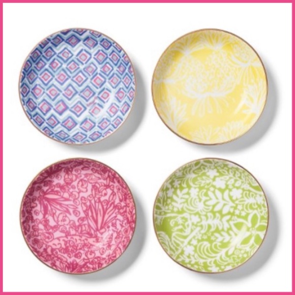 NWT Lilly for Target Porcelain Fruit Bowls, Four - Picture 2 of 3